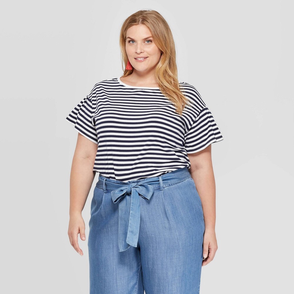 Black & White Striped Shirt